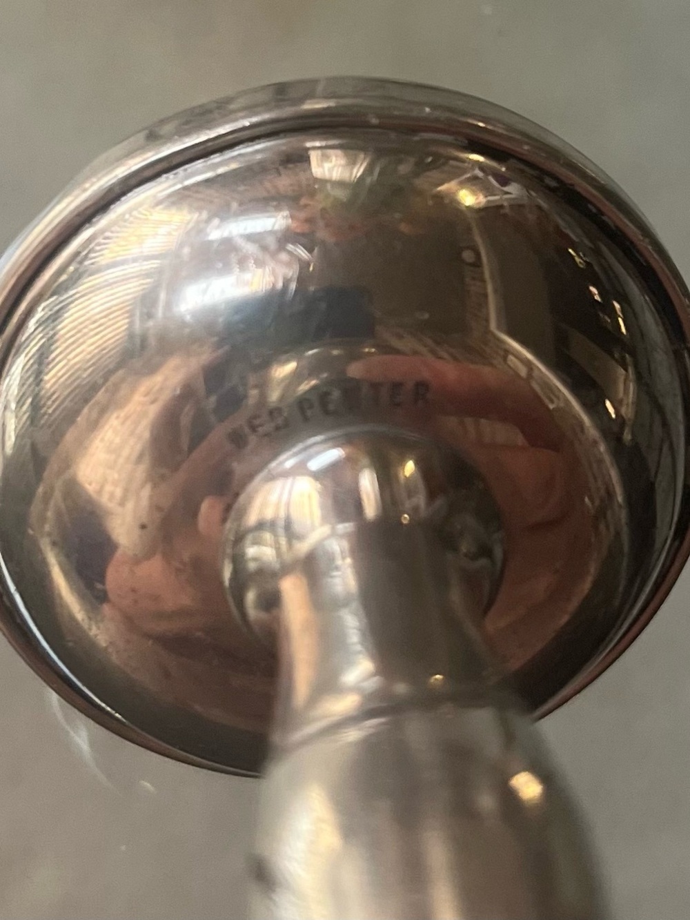 Web pewter Baby Rattle - Picture 4 of 4